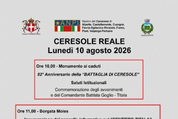 82° Anniversario della Battaglia di Ceresole Reale
