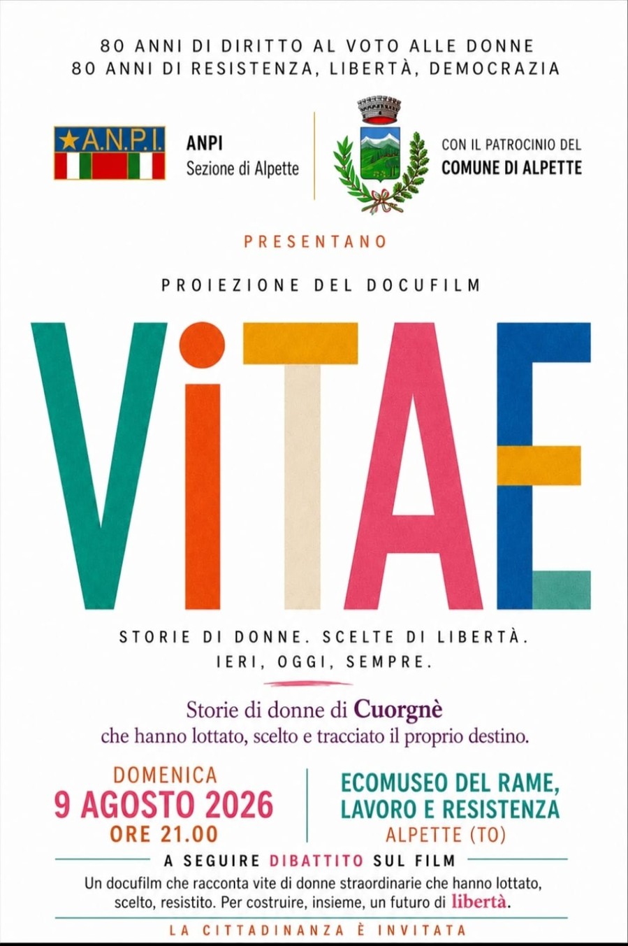 Proiezione del docufilm VITAE