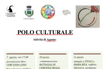 EVENTI POLO CULTURALE AGOSTO