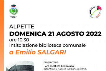 Intitolazione biblioteca comunale a Emilio Salgari